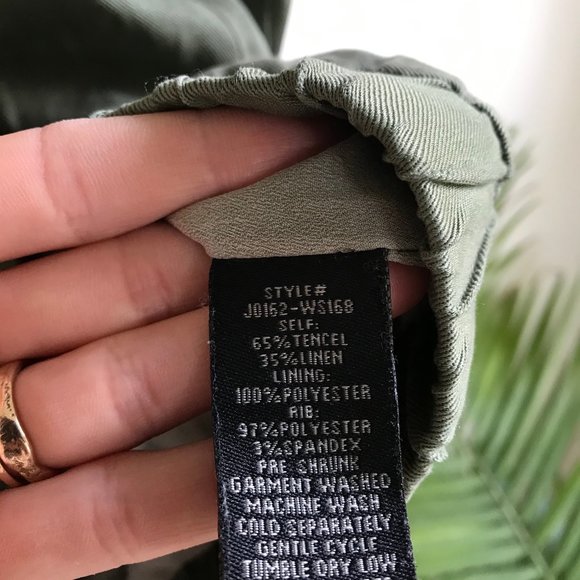 Sanctuary - Womens Olive Green Bomber Jacket, S - Picture 6 of 7